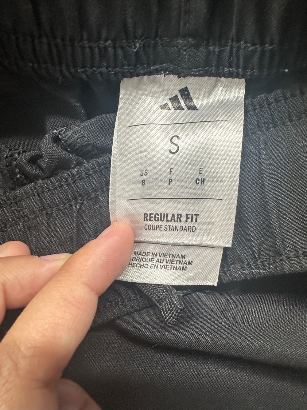 adidas Black Kids Athletic Shorts with White Logo c8 - Picture 2 of 5
